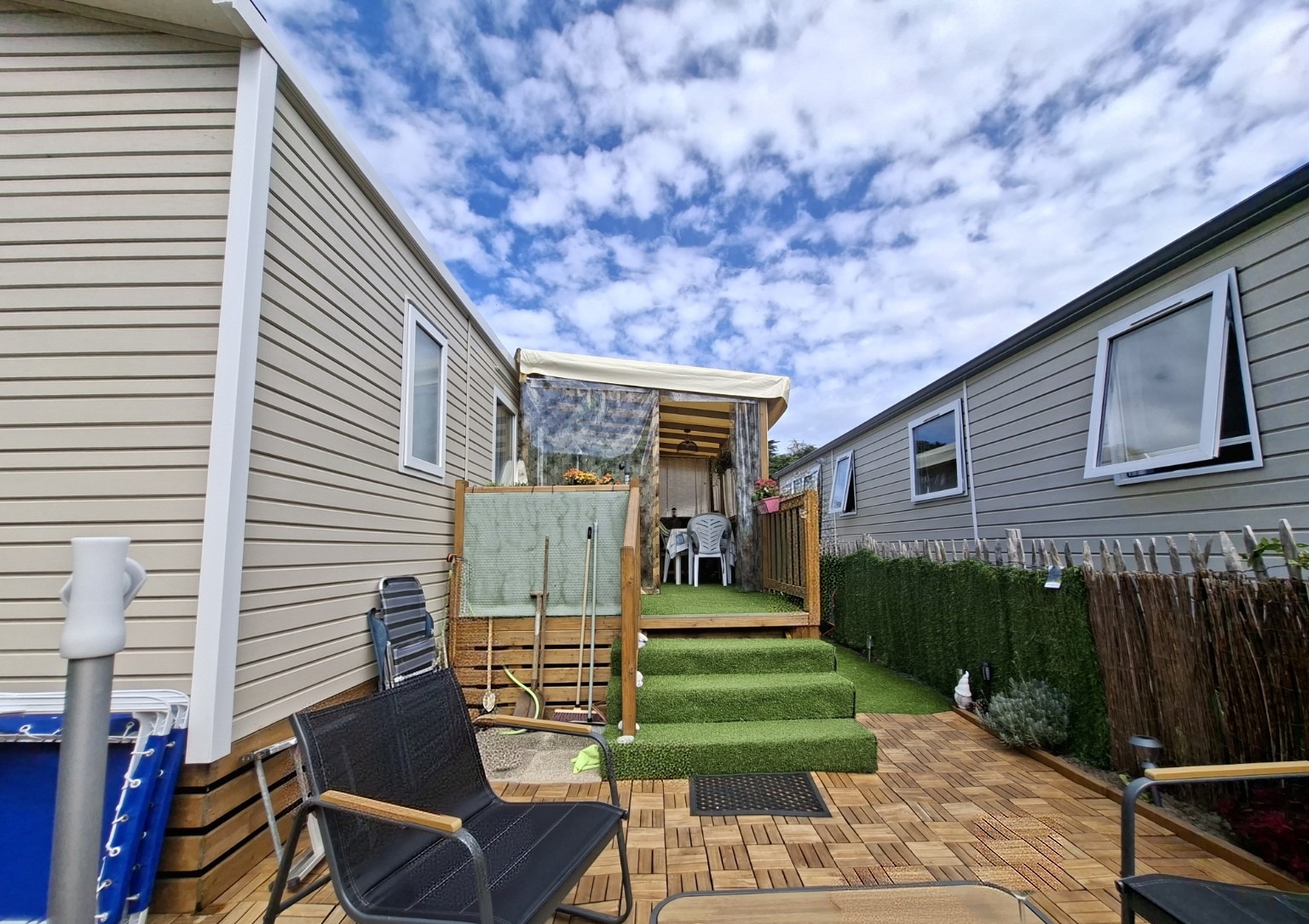 Privé-tuintje en terras